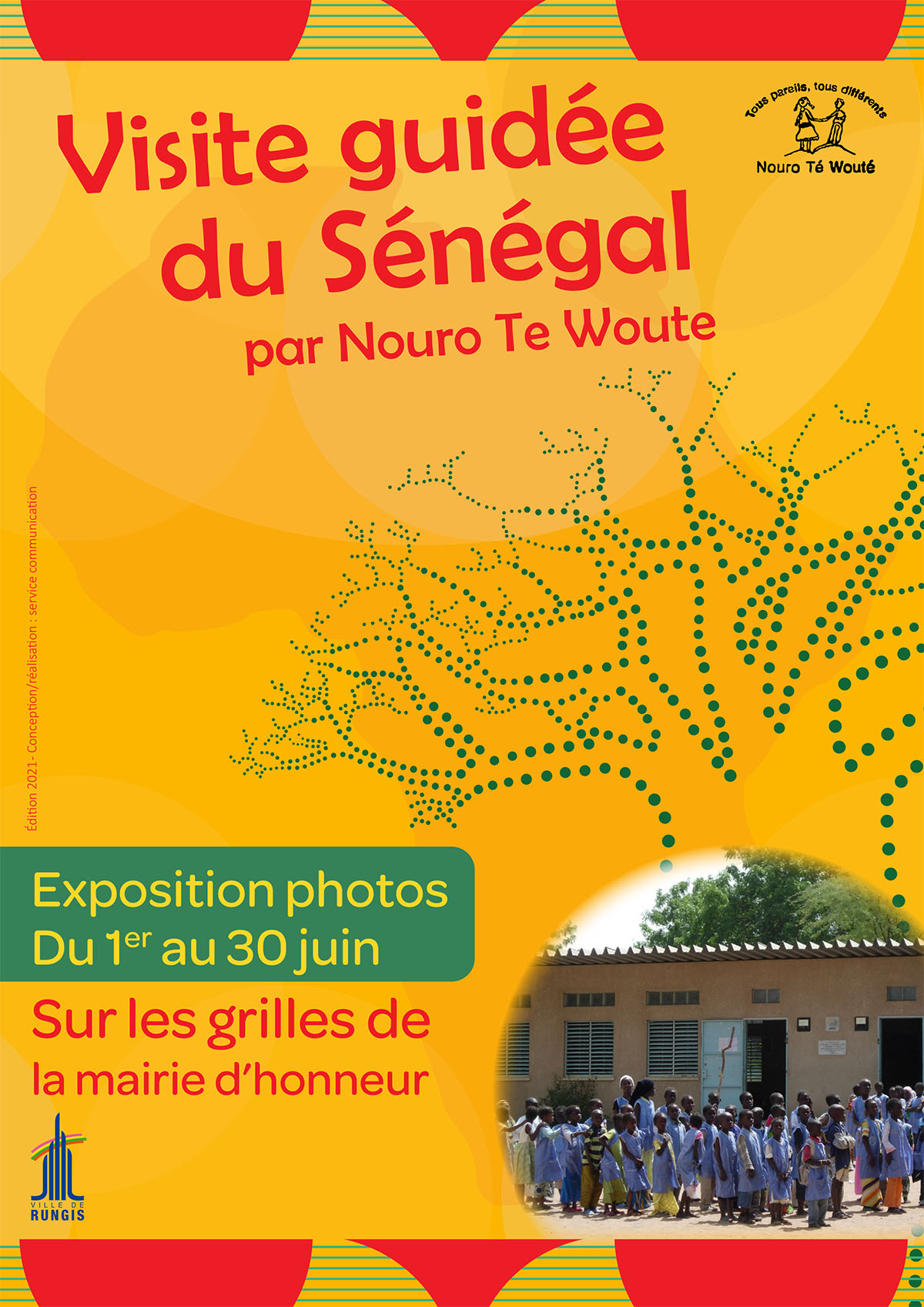 affiche exposition Nouro Te Woute 2021