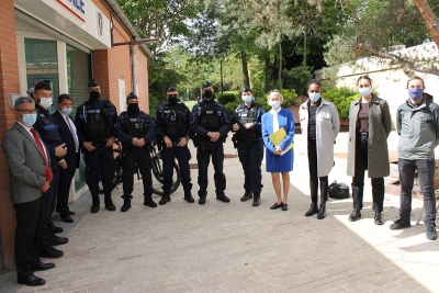 Visite de la Sous-Préfète à la Police municipale
